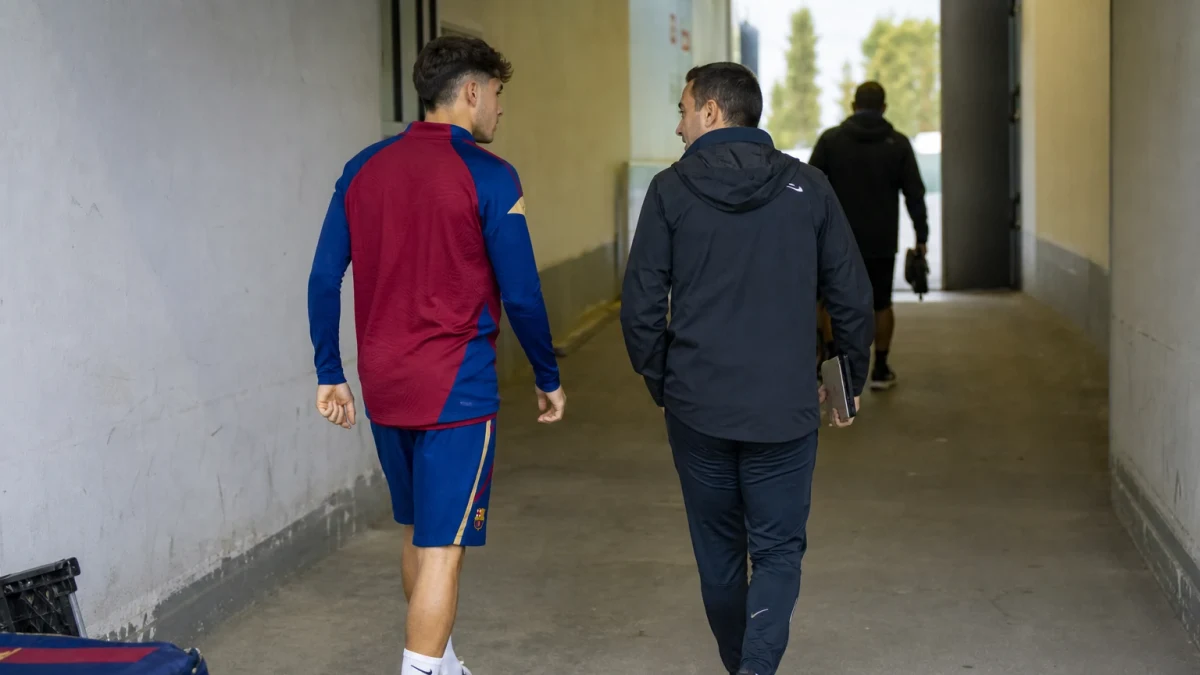 Xavi Espart nousi Barcelonan edustusjoukkueeseen ja sai numeron 12