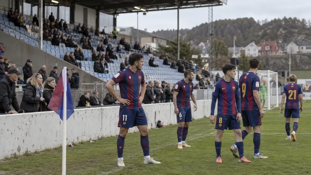 Barcelona piti kärkipaikan kaatamalla Levanten vieraissa